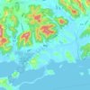 杨村地形图、海拔、地势