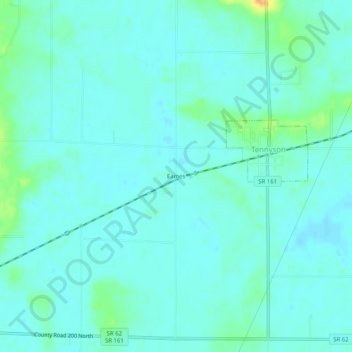 Eames地形图、海拔、地势