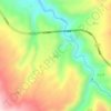 水浒地形图、海拔、地势