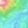 Les Chamousses地形图、海拔、地势