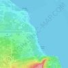 Alele地形图、海拔、地势