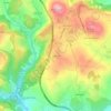 Salemas地形图、海拔、地势