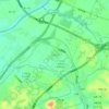登塘村地形图、海拔、地势