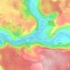 Condamine地形图、海拔、地势