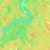 Вонга地形图、海拔、地势