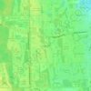 Kensington地形图、海拔、地势