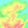 La Troudière地形图、海拔、地势