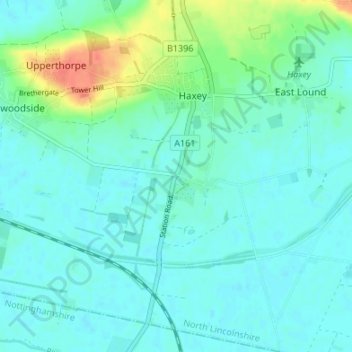 Graizelound地形图、海拔、地势