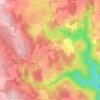 Sentenac地形图、海拔、地势