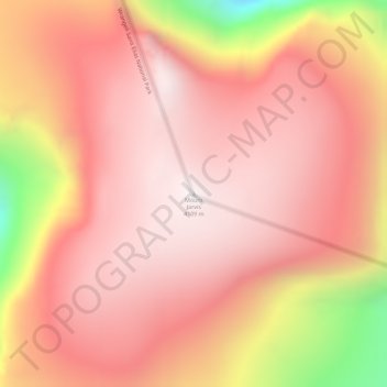 Mount Jarvis地形图、海拔、地势