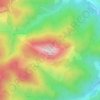 Suc de Sara地形图、海拔、地势