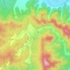 百合村地形图、海拔、地势