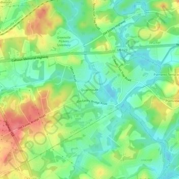 Quail Haven地形图、海拔、地势