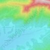 Cades Cove地形图、海拔、地势