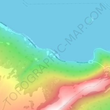 Fredsvik地形图、海拔、地势