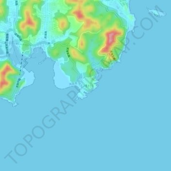 石槽村地形图、海拔、地势