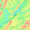 保靖县地形图、海拔、地势