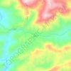 丰顶山地形图、海拔、地势