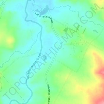 Allans Flat地形图、海拔、地势