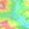 Redipuertas地形图、海拔、地势