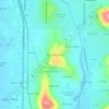 Weatherly Heights地形图、海拔、地势