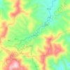 黄坳村地形图、海拔、地势