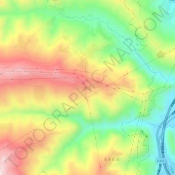 徐王地形图、海拔、地势