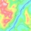 凤滩地形图、海拔、地势