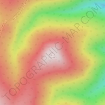 Горхон地形图、海拔、地势