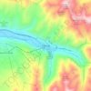 Telluride地形图、海拔、地势