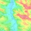 A Cahuzac地形图、海拔、地势