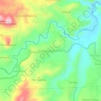Sukatali/sukaambit地形图、海拔、地势