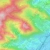 狗肚山地形图、海拔、地势