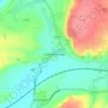 Carlton Scroop地形图、海拔、地势