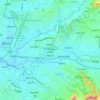 Madhyapur Thimi地形图、海拔、地势