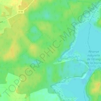 Forêt de Montmorency地形图、海拔、地势