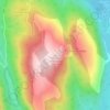 Cadillac Mountain地形图、海拔、地势