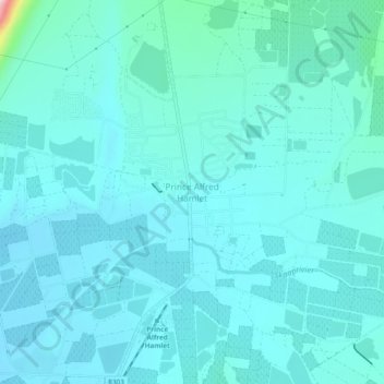 Prince Alfred Hamlet地形图、海拔、地势