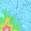仁宅地形图、海拔、地势