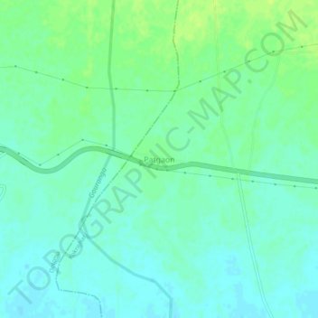 Patgaon地形图、海拔、地势