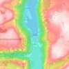 Odda地形图、海拔、地势