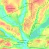 维亚济马地形图、海拔、地势