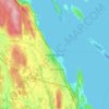 Holmestrand地形图、海拔、地势