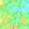 山溪村地形图、海拔、地势