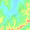 João Pinheiro地形图、海拔、地势