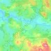 Las Brouas地形图、海拔、地势