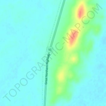 Austin地形图、海拔、地势