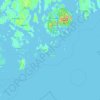 Sister Islands地形图、海拔、地势