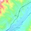 河西乡地形图、海拔、地势