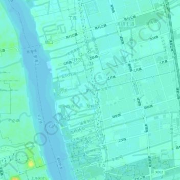 勤俭地形图、海拔、地势